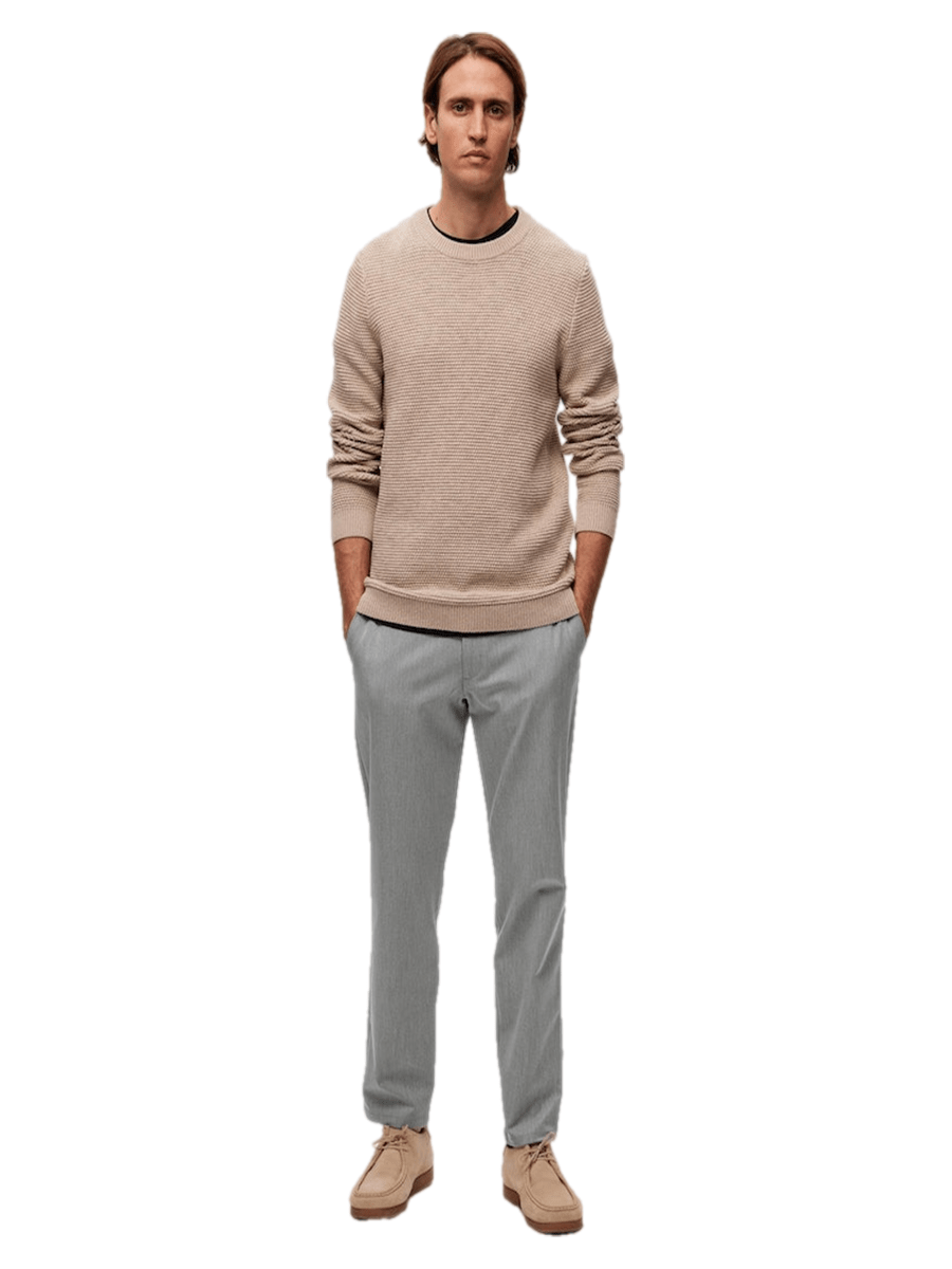 Selected Men Bukser & Jeans 16086234_darkgreymelange_33/32 - Bygholm Menswear